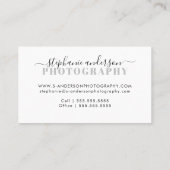 ミニマル撮影  名刺 (裏面)