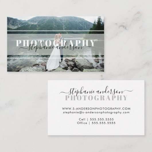 ミニマル撮影  名刺 (正面/裏面)