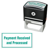 「ミニマル支払の受領および処理」 セルフインキングスタンプ (インサイチュ)