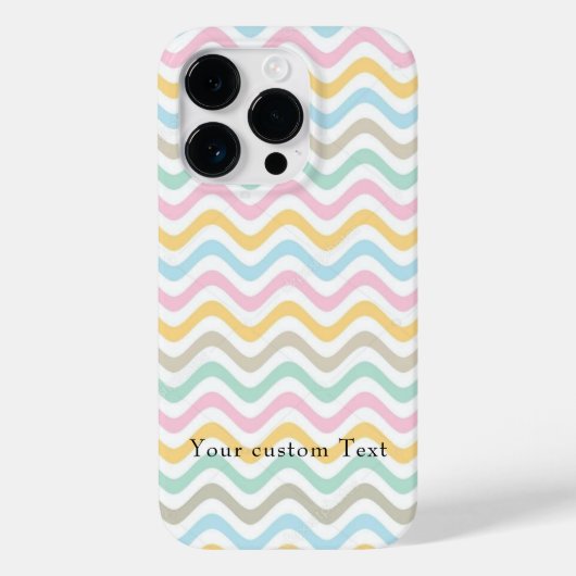 ミニマル文字カスタムIphone 14 Proケース Case-Mate iPhoneケース (裏面)
