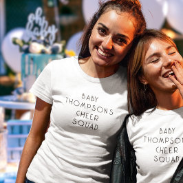 ミニマル文字ベビー名応援分隊 Tシャツ