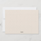 ミニマル文字メリーのクリスマスの写真グリーティングカード シーズンカード (裏面)