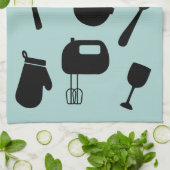 ミニマル料理器具カスタムデザイン標準 キッチンタオル (折り畳み)