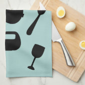 ミニマル料理器具カスタムデザイン標準 キッチンタオル (四つ折り)
