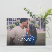 ミニマル新年フォトオーバーレイ シーズンカード (スタンド正面)