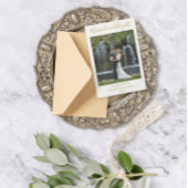 ミニマル新着写真結婚した&ブライト シーズンポストカード