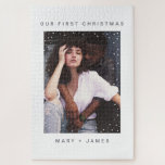 ミニマル書体 |とメリー写結婚した真 ジグソーパズル<br><div class="desc">ミニマル書体 |メリー写真結婚した大人1000パーソナライズされた以上のジグ結婚ソーパズル</div>