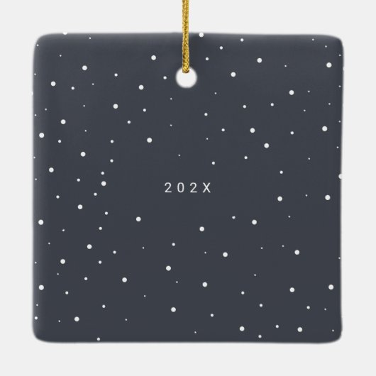 ミニマル書体 |とメリー写結婚した真 セラミックオーナメント (裏面)