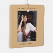 ミニマル書体 |とメリー写結婚した真 セラミックオーナメント (右)