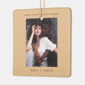 ミニマル書体 |とメリー写結婚した真 セラミックオーナメント (左)