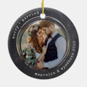 ミニマル書体 |とメリー写結婚した真 セラミックオーナメント (裏面)