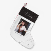 ミニマル書体 |メリーと小結婚したCh スモールクリスマスストッキング (正面 (吊り時))