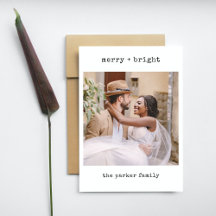 ミニマル書体 |写真とMerry Christmas