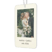 ミニマル書体 | 2枚 カーエアーフレッシュナー (左)