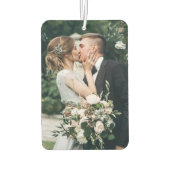 ミニマル書体 | 2枚 カーエアーフレッシュナー (裏面)