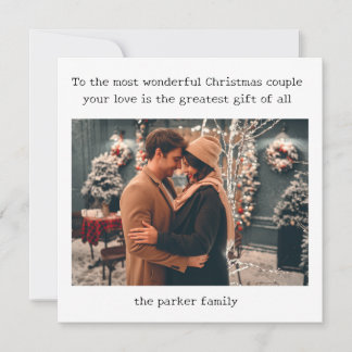 ミニマル書体 | Merry Christmas Photo Card シーズンカード