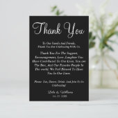 ミニマル書結婚の脚本ありがとう サンキューカード (スタンド正面)