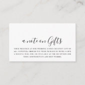 ミニマル書結婚の願い井戸 エンクロージャーカード (正面)