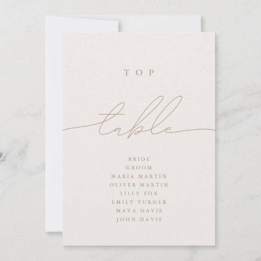 ミニマル書道アイボリー上表番号 (裏面)