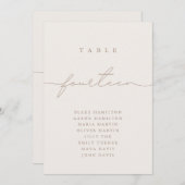 ミニマル書道アイボリー表番号 (正面/裏面)