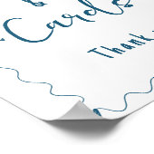 ミニマル書道ギフトとカー結婚ドのサイン ポスター (角)