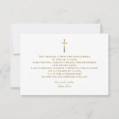 ミニマル書道グラシアスコンオルギオンバウティゾ サンキューカード (正面)