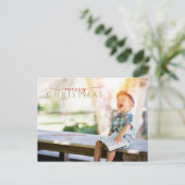 ミニマル書道グリーティング&写真 ポストカード (スタンド正面)