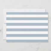 ミニマル書道スクリプトライトブルー写真 セーブザデート (裏面)