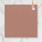 ミニマル書道テラコッタ結婚ズ フェイバータグ (裏面)