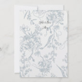 ミニマル書道ブラック&ホワイト結婚ズ 招待状 (裏面)