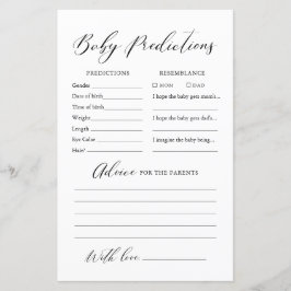 ミニマル書道ベビー予測とアドバイス