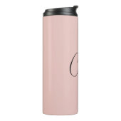 ミニマル書道台本名バラ金ゴールド タンブラー (回転左)