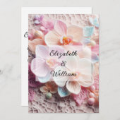 ミニマル書道文字招待 招待状 (正面/裏面)