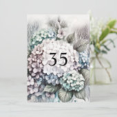 ミニマル書道文字誕生日パーティー 招待状 (スタンド正面)