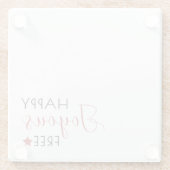 ミニマル書道社会 ガラスコースター (裏面)