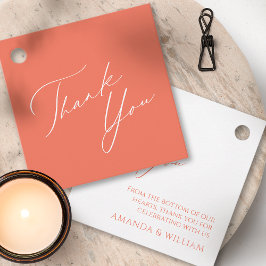 ミニマル書道結婚式の引き出物ラベル フェイバータグ