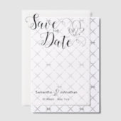 ミニマル書道結婚式の招待オーバーレイ ベラム紙招待状 (オフセット (招待状))