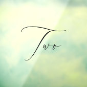 ミニマル書道表番号 ウィンドウサイン (シート3)