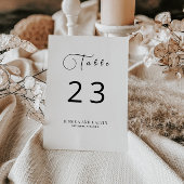 ミニマル書道表番号 招待状