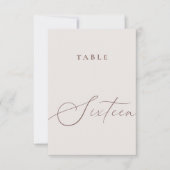 ミニマル書道表16表番号 招待状 (正面)