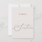 ミニマル書道表16表番号 招待状 (裏面)