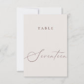 ミニマル書道表17表Number 招待状 (正面)