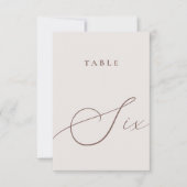 ミニマル書道表6表番号 招待状 (正面)