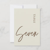 ミニマル書道表7表番号 招待状 (裏面)