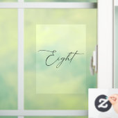 ミニマル書道表8表番号 ウィンドウサイン (ホーム)