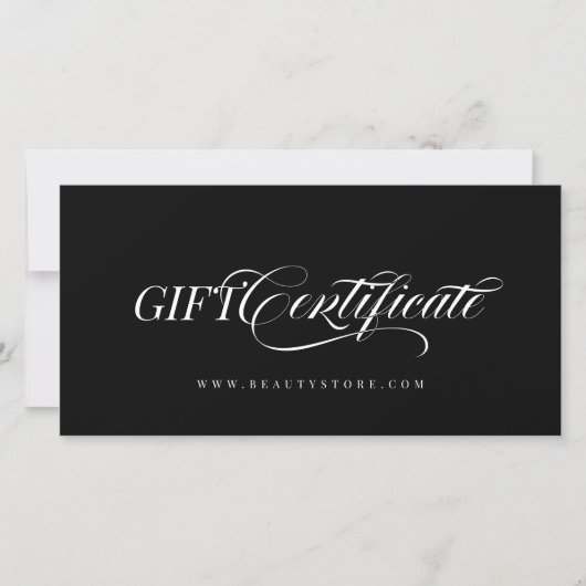 ミニマル書道贈与証 (正面)