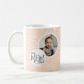 ミニマル最高のシックママEver Pink写真 コーヒーマグカップ (左)