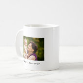 ミニマル最高のスのおばあちゃん今まで写真 コーヒーマグカップ (正面左)