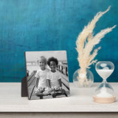 ミニマル最高のパパEverパーソナライズされた写真 フォトプラーク (インサイチュ)