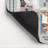 ミニマル最高のパパEVER写真コラージュパーソナライズされた マウスパッド (コーナー)